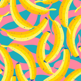 Bananas pop art