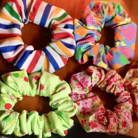 DIY retro scrunchies workshop