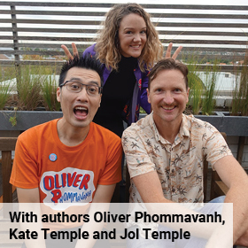 Oliver Phommavanh, Kate Temple and Jol Temple