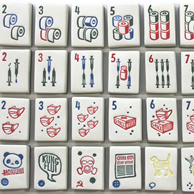 Susan Chen, I’m not racist, but… (Australian Mahjong), 2021, Porcela