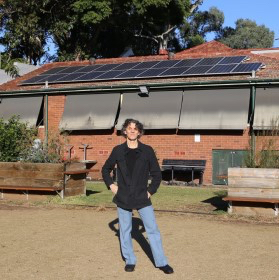 Man standing at Petersham Bowling Club