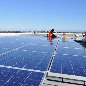 Rooftop solar panels