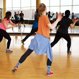 Zumba at the Refugee Welcome Centre