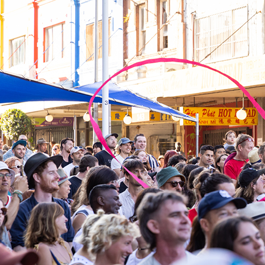 crowd at a festival