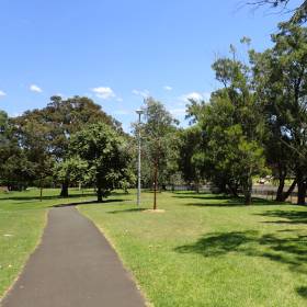 Nature walking path