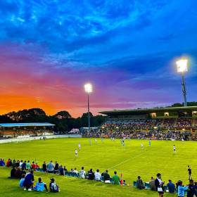 Sunset over Leichhardt Oval