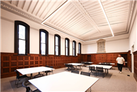 An example of the Bob Webb chambers with tables and chairs setup