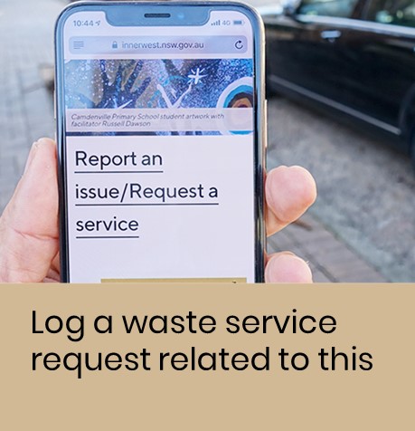 Click to lodge a service request related to the recycling alignment