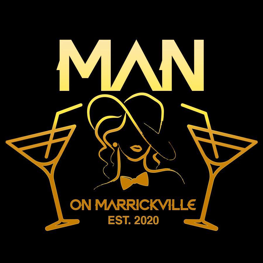 man on Marrickville logo