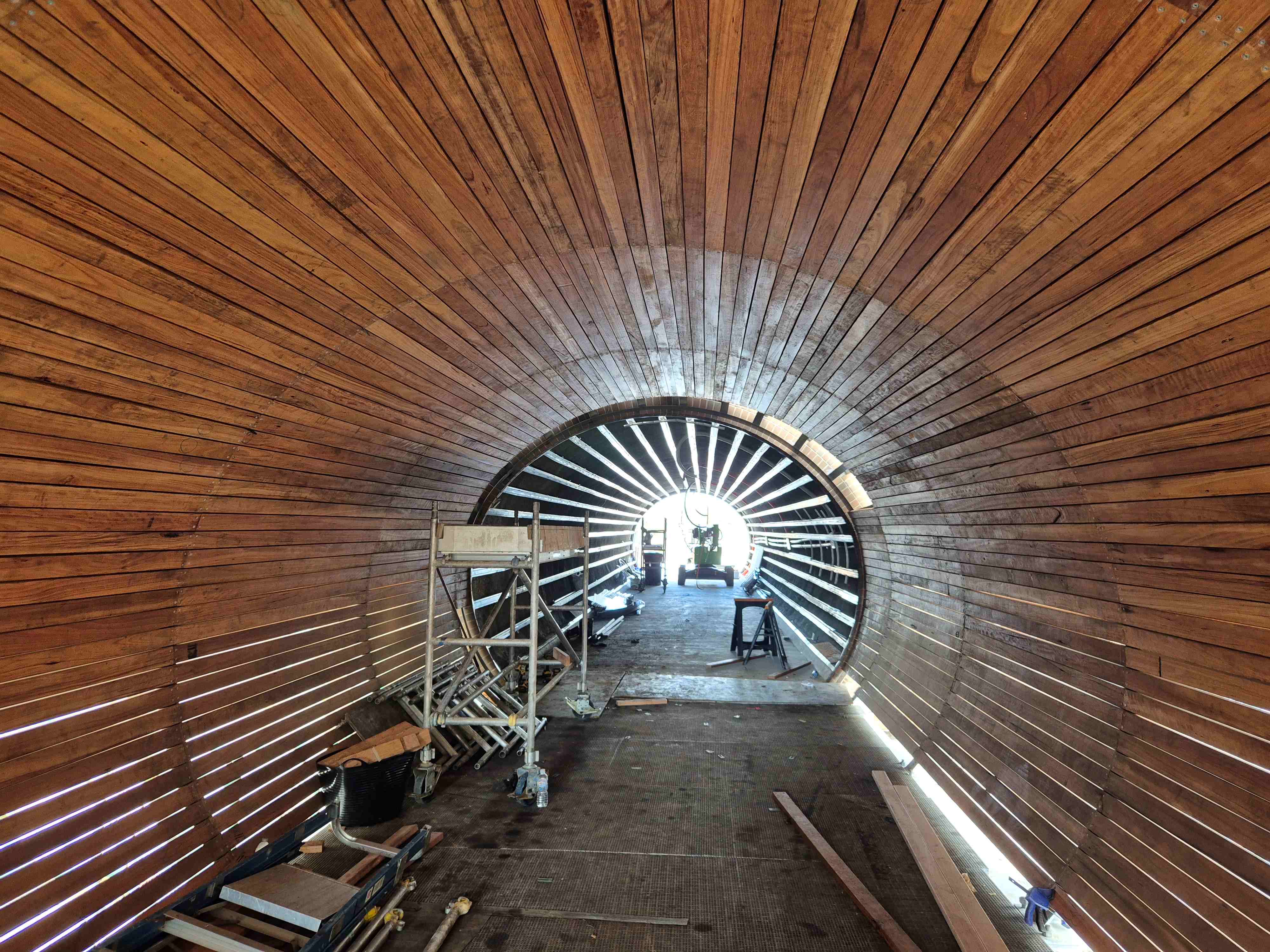 Longport St tunnel bat portal progress - Aug 2025