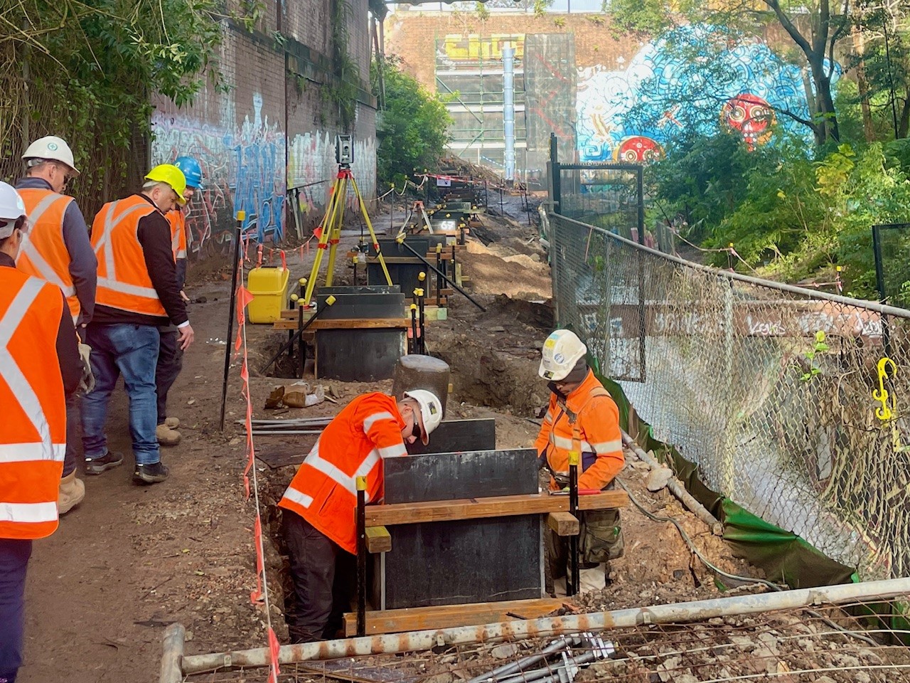 Cadigal - piling 3 July 2024