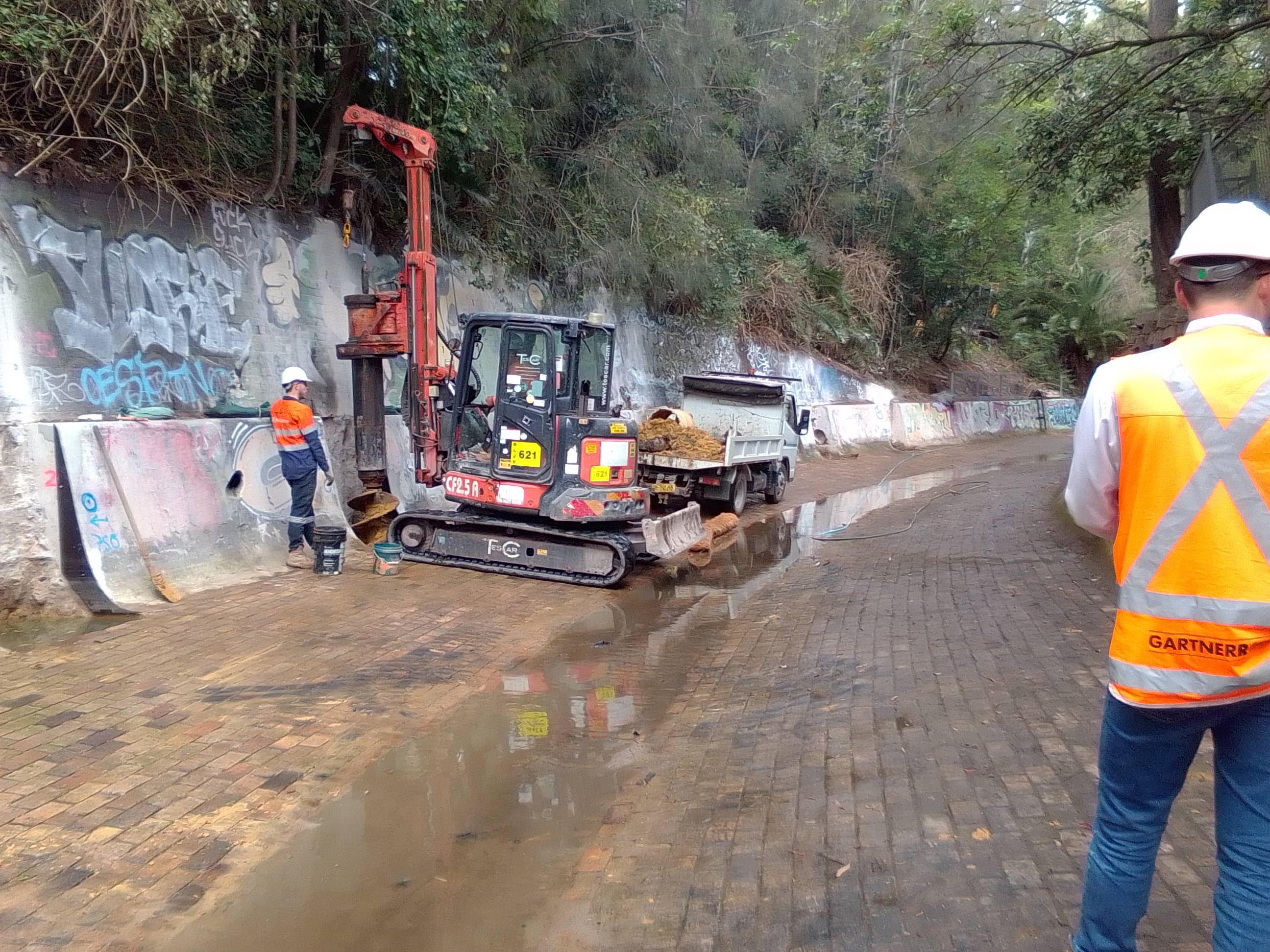 Cadigal Canal piling detail 25 Sep 2024