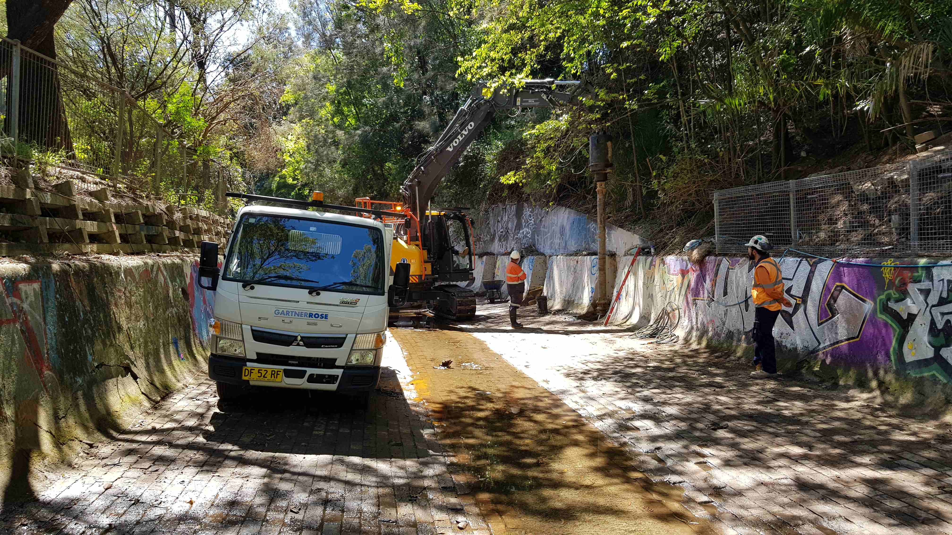 Cadigal canal piling