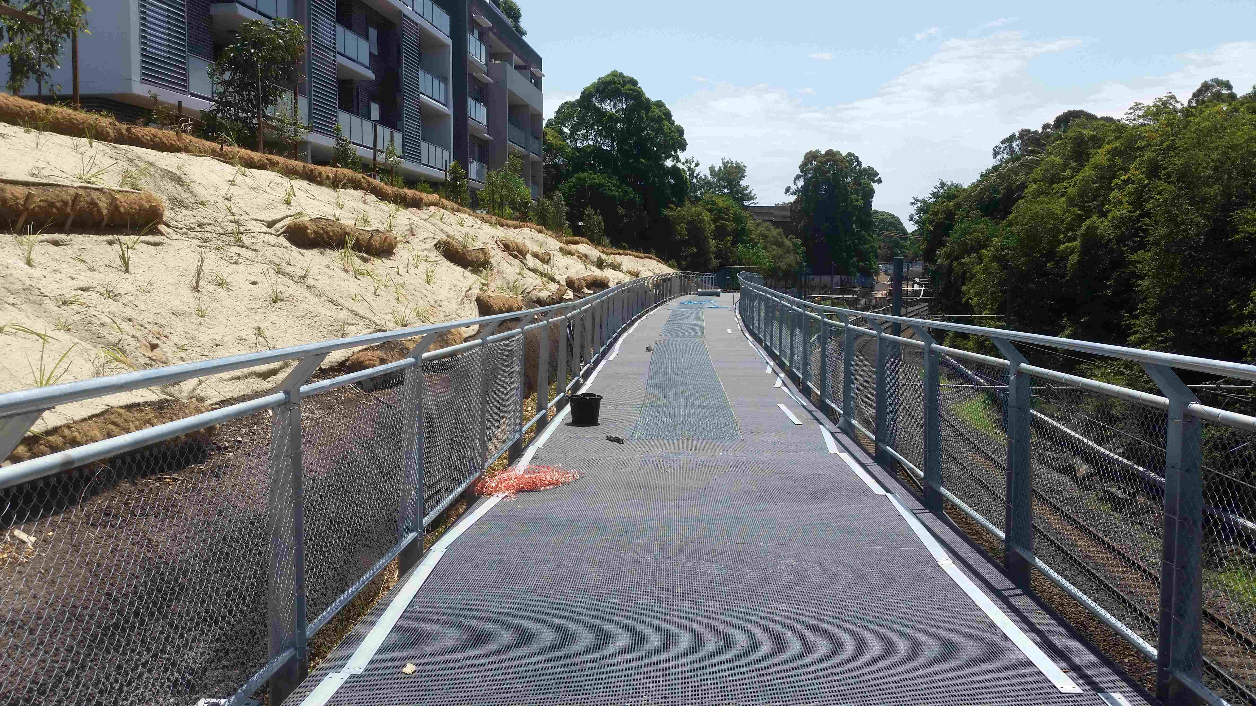 Const Rd shared path progress 24 Feb 2025