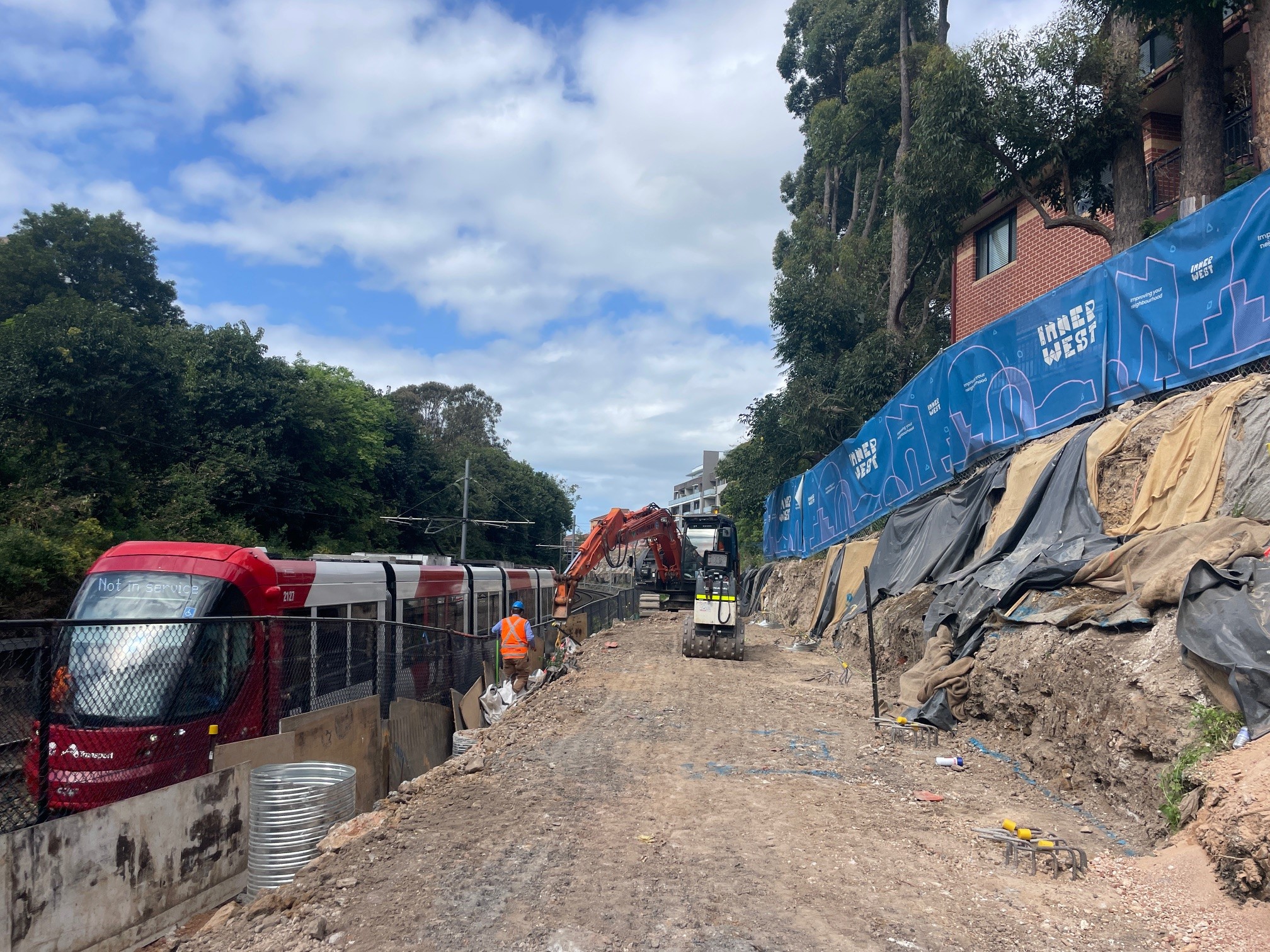 Constitution Rd path progress