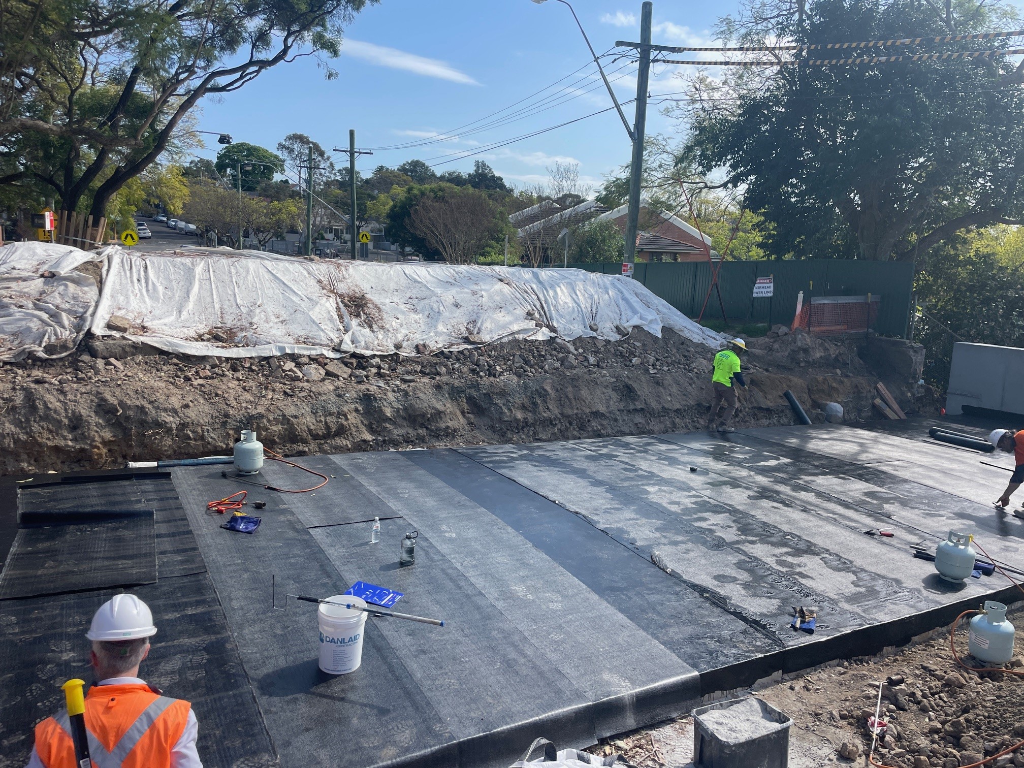 Davis St bridge waterproofing 2