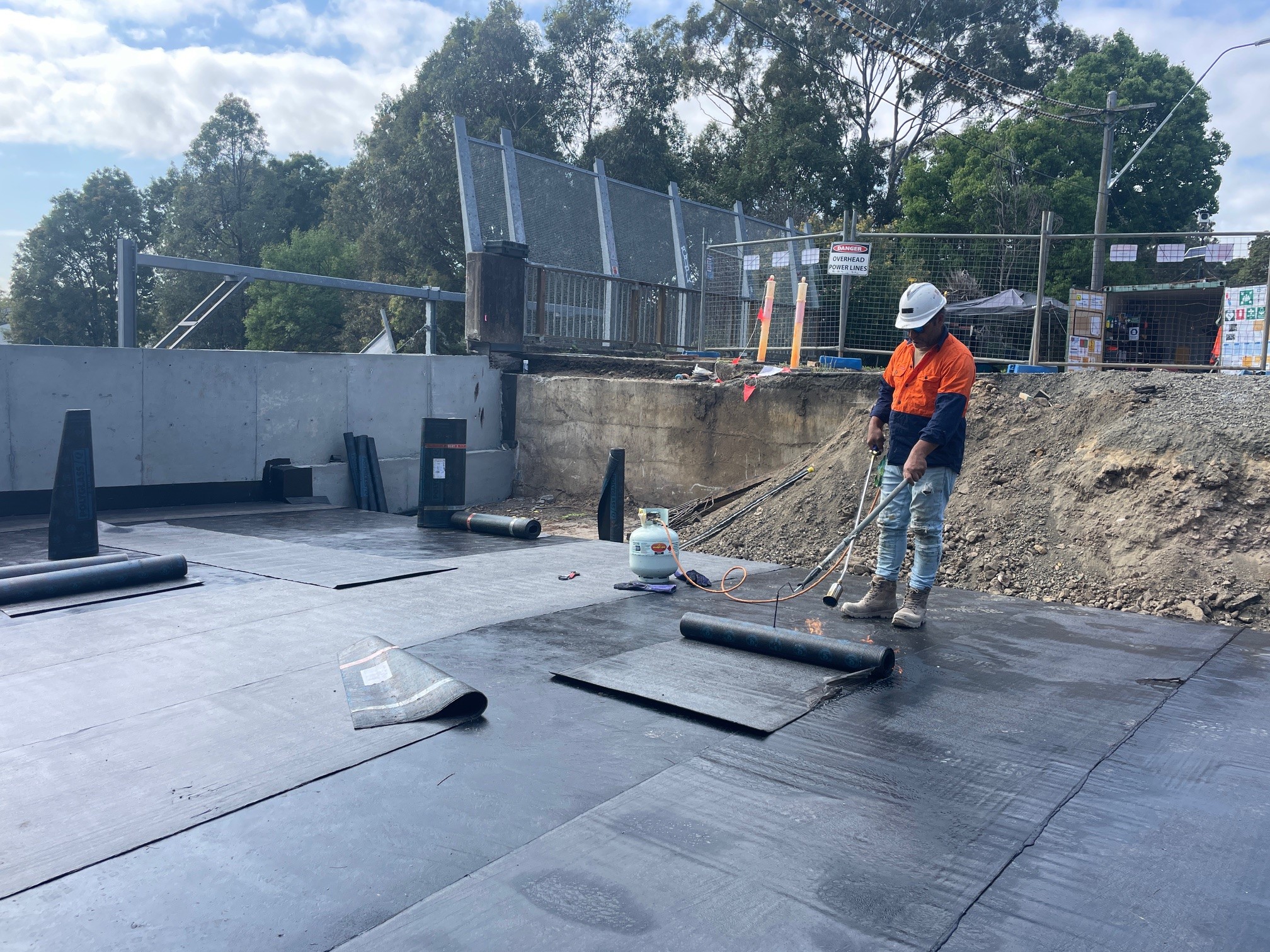 Davis St bridge waterproofing detail