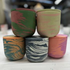 Marbled cups